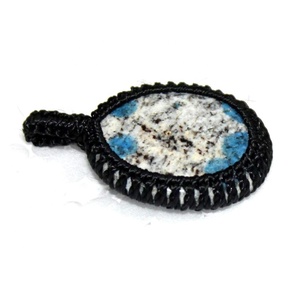 Collar con Colgante de Jaspe Natural, Cabujón Envolvente, Estilo Boho Moderno, Joyería de Gemas Curadas, Venta al por Mayor - Product Image 2