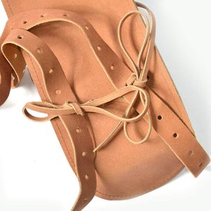 Carcaj de flecha trasera de tiro con arco de cuero de ante genuino para deportes de caza y tiro con arco-Productos para caballos - Product Image 4