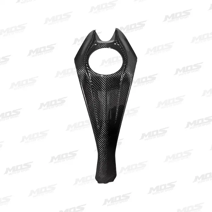 MOS Carbon Fiber Fuel Tank Central CoverためKawasaki Z1000 2014-2020 Z1000R 2017-2020