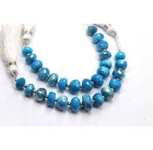 Piedra Lunar Mística Azul Natural Bio, Recubierta, Facetada, Redonda, de 3.5 Pulgadas, Hecha a Mano, Grado AAA - Product Image 6