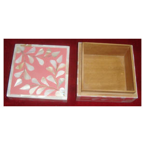 Luxe Fait Main VADROUILLE Plein Côté Bone Inlay Bijoux Boîte Pour Restaurant Décoratif - Product Image 1