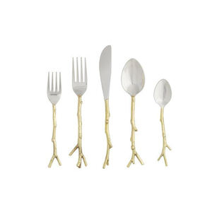 Ensemble de 6 couverts de couverts royaux argentés modernes pour table à manger Ensemble de couverts décoratifs Ensemble de couverts de vaisselle élégant à vendre - Product Image 4