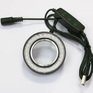 Ultra-Thin High Brightness 26 LED Adjustable Ring Light Illuminator Lamp for STEREO ZOOM Microscope USB <strong>Interface</strong> Portable - Product Image 1