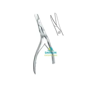 高品质耳鼻喉科手术不锈钢卡头一齿切割刃隔膜钳和切碎机，隔膜剪20厘米/8"
