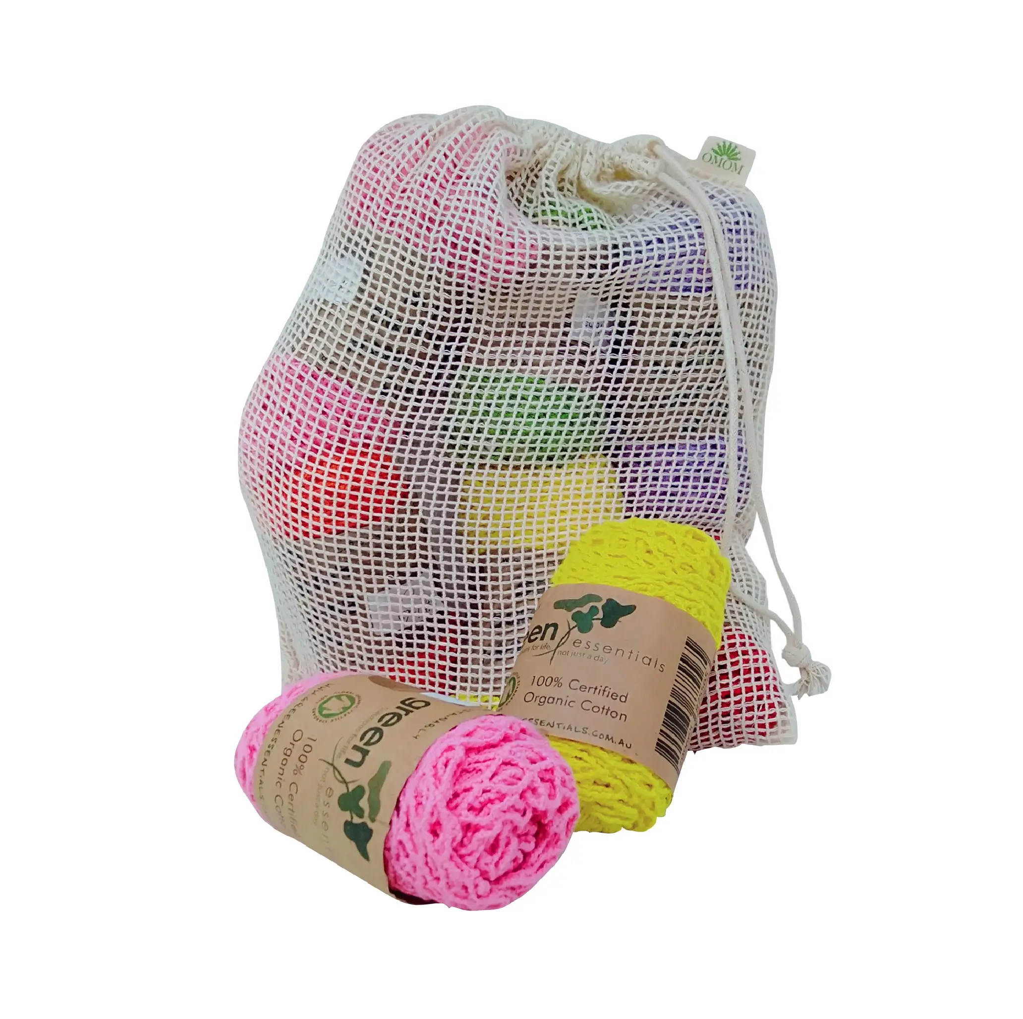 Eco friendly Fairtrade Approved Premium Quality 100% Pure Mesh Bag for manufacturer at best price