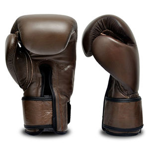 Meilleurs gants de boxe en cuir de couleur vintage, gants d'entraînement de Muay Thai, gants de combat professionnels, tailles 8oz-16oz, poignet à boucle et crochet - Product Image 4
