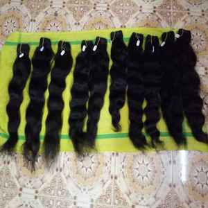 100% pas cher pleine dentelle perruque Indienne cheveux humains perruque synthétique pour faire des extensions de cheveux - Product Image 5