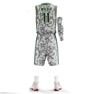 Uniforme de basket-ball personnalisé, vente en gros de tissu maille respirant et réversible avec impression par Sublimation - Product Image 3