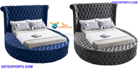 Ensemble de meubles de chambre à coucher italiens modernes, taille personnalisée, lit plateforme en teck simple, couleur personnalisée légère et sur mesure