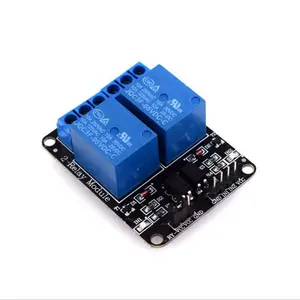 2 Port 5V Relay Dual Channel 5V Relay Module 2 Loads Power Supply Breakout Board With Optocoupler Protection