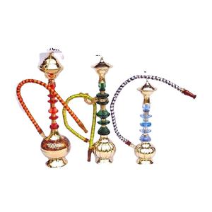 Cachimba de Metal en diferentes tres estilos, hecha en latón con pulido de espejo y una salida, artesanía de Metal - Product Image 1