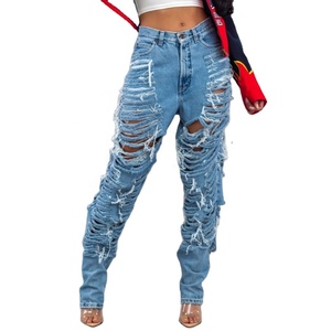 KEVEN IMPEX Jeans de Mezclilla Teñida Lisa con Botones Personalizados, Cintura Media, Corte Recto, Pantalones Casuales Transpirables de Secado Rápido - Product Image 1