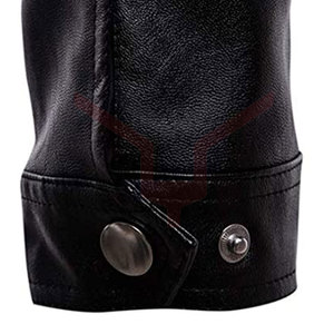 Chaqueta de cuero Pu hecha a medida para hombre, a la moda chaqueta de cuero, elegante, más nueva - Product Image 4