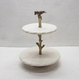 Venta caliente tipo plegado redondo de 2 niveles para decoración de pasteles en bodas y fiestas soporte de pasteles del fabricante indio SCI - Product Image 3