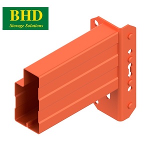 36'-48' Wide Selective Pallet <b>Rack</b> 3'-6' Step Beam Heavy Duty Teardrop 5-Layer Corrosion Protection Powder Coating Galvanized - Product Image 5