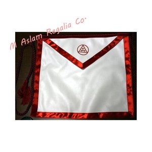 Soft Holy Royal Arch Regalia Fabric Apron With Cord and Tassels - Product Image 2