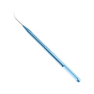 Dahua — instrument de chirurgie ophtalmique, en forme de crochet droit à angle angulaire, matériau japonais, en acier inoxydable - Product Image 1