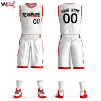 Tenues de basketball personnalisées imprimées de haute qualité, respirantes, en maille, grandes tailles, avec réduction