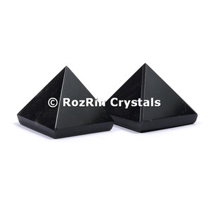 พลอยทัวร์มาลีนปิรามิดสีดำผู้จัดจำหน่ายใหม่ - Product Image 3