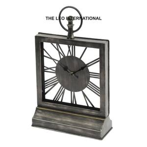 Horloge de bureau décorative en forme de bois de cerf et en métal aluminium pour salon, chambre à coucher, bureau, chambre d'enfant, table d'étude, centre de table - Product Image 5