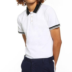 Polos delgados de LICRA y algodón para hombre de alta resistencia con cuello inclinado de algodón piqué para hombre y mujer del proveedor del fabricante de la India - Product Image 4