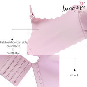 Sujetador de lactancia sin costuras de copa BMAMA, gran oferta, tacto fresco, suave, segunda piel, patrón sólido, ropa de dormir para adolescentes, todos los días, suave - Product Image 6