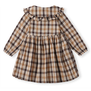 Nouvel arrivage de robe maxi d'été de princesse pour bébés filles sur mesure licou en satin à manches longues décontracté écologique - Product Image 2