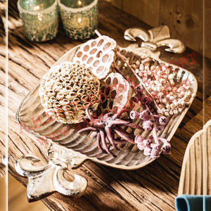 Nouvel arrivage Plateau en aluminium rectangulaire de qualité supérieure pour hôtel Design classique Plat décoratif argenté pour ustensiles de cuisine Nouveau plateau - Product Image 2