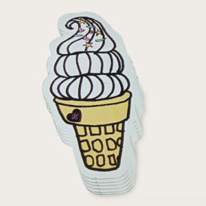 Autocollant en vinyle PVC imperméable imprimé sur mesure, découpé à la forme |    Autocollants décoratifs pour ordinateurs portables, bouteilles, skateboards et autres objets, personnalisables - Product Image 1