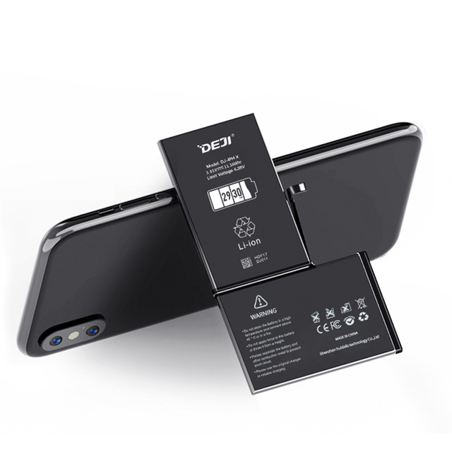 deji Replacement Battery for iphone X Battery High Capacity 2930mAh(11.16Wh) Wholesale Battery Manufacturer