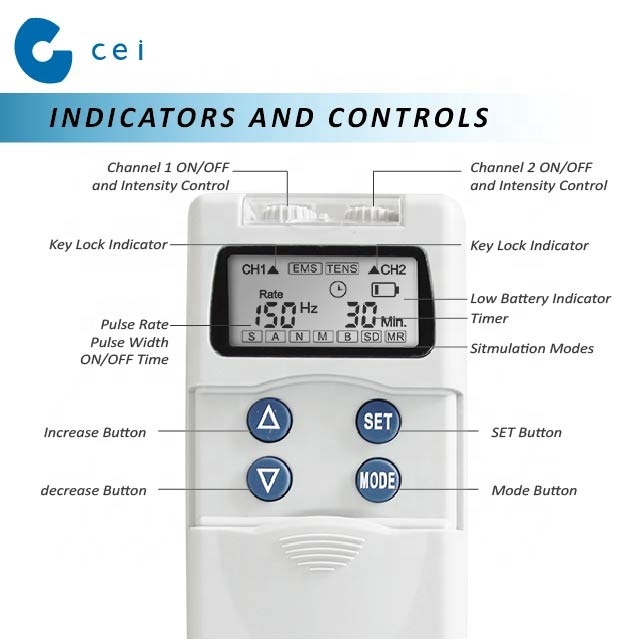 Vente chaude DE DIZAINES EMS Machine D'électrostimulation Portable Machine de Massage Équipement D'ergothérapie