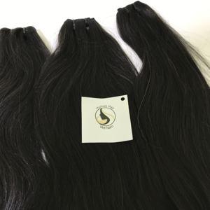 Remy mechones de pelo liso de seda, 8 a 32 pulgadas de longitud, cabello humano virgen sin procesar, muestra gratis, pelo brasileño con cutícula alineada - Product Image 6