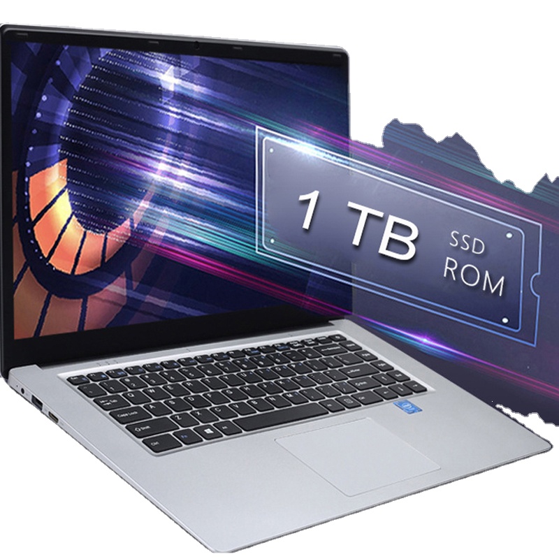 Ноутбук 15,6 дюймов 8G RAM 128G 256G 512G 1 ТБ SSD ROM Intel Core Quad ультрабук с Windows 10 для студентов ноутбуки ноутбук компьютер