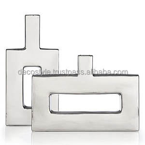 De aluminio de florero de plata conjunto - Product Image 1