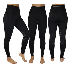 Mallas deportivas ecuestres para mujer, diseño de logotipo personalizado, varios colores, para carreras al aire libre - Product Image 6