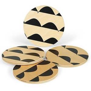 แผ่นรองถ้วยชาเรซิ่นเคลือบเงาแผ่นรองแก้วถ้วยชาดีไซน์ทำด้วยมือสำหรับเครื่องใช้บนโต๊ะอาหารที่บ้านแผ่นรองถ้วยตกแต่งทรงโค้งมน - Product Image 3