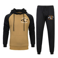 Meilleurs ensembles de survêtements unisexes en tissu polaire personnalisables coupe-vent, sweats à capuche et pantalons, hiver 2022, grandes tailles, football