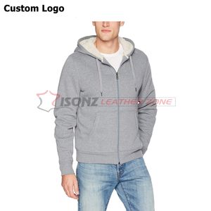 Pull à capuche Hip Hop de couleur unie pour hommes, vêtements de rue à la mode avec design doublé, sweats à capuche et sweat-shirts grande taille - Product Image 3