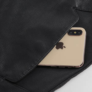 Veste en cuir décontractée longue et imperméable pour hommes avec processus tricoté Vente du fabricant Grande taille du Pakistan - Product Image 5