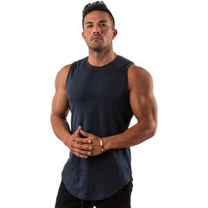 Débardeur en coton respirant personnalisé pour hommes, gym, vente en gros - Product Image 6