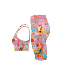 Combinaisons de Yoga pour femmes, 2 pièces, combinaison de sport, Fitness, course à pied, séchage rapide, ensemble d'entraînement, Gym, Fitness, impression par Sublimation - Product Image 6