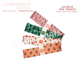 Bande de cercle de hanche en caoutchouc durable de qualité supérieure élastique butin étirement équipement de Fitness de gymnastique Logo personnalisé boucle de hanche pour la salle de sport - Product Image 2