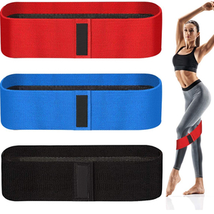 Customized Leopard Print Fabric Resistance <b>Bands</b> Elastic Anti Slip Fabric <b>Exercise</b> Resistance Booty <b>Bands</b> Wholesale Women Hip - Product Image 4