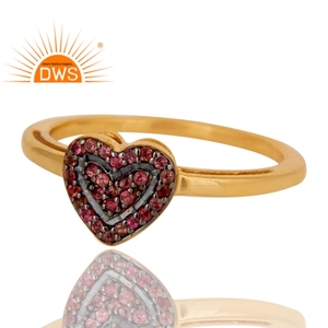 Bague Cœur en Argent Sterling 925 avec Tourmaline Rose Naturelle, Meilleure Vente 2026, pour Femme - Fabricant de Bijoux - Product Image 3