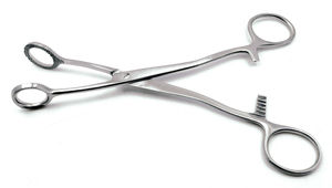 Forceps de toalla, instrumento quirúrgico veterinario - Product Image 3