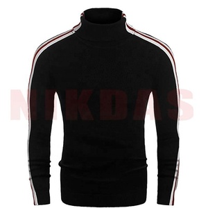 Pulls d'hiver slim fit à col rond pour hommes |   Pull en polaire léger et respirant, anti-plis, grande taille, avec logo personnalisé et impression 3D - Product Image 6
