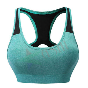 2022 nouveauté femmes noir sans couture fermeture éclair course soutien-gorge réglable Gym Sport soutiens-gorge pour Fitness & Yoga longue longueur pour les entraînements - Product Image 4