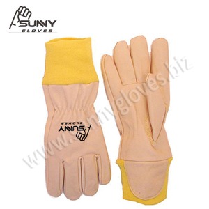 Gants de soudage en cuir, pare-feu résistants à la chaleur, - Product Image 5