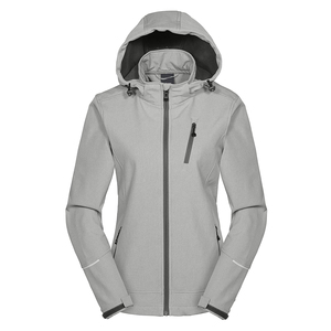 Chaqueta de concha suave Ecuestre para mujer, chaqueta de tela suave con logotipo personalizado, elegante, baja cantidad mínima, Etiqueta Privada, softshell - Product Image 1