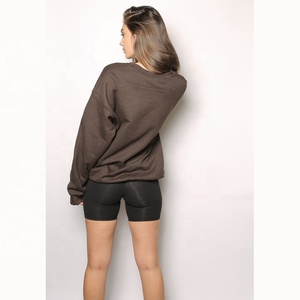 Newly Winter Fashion Casual Cotton Fleece Crew Neck Print Loose <b>Vintage</b> Pullover Womans <b>Oversized</b> <b>Sweatshirt</b> - Product Image 3